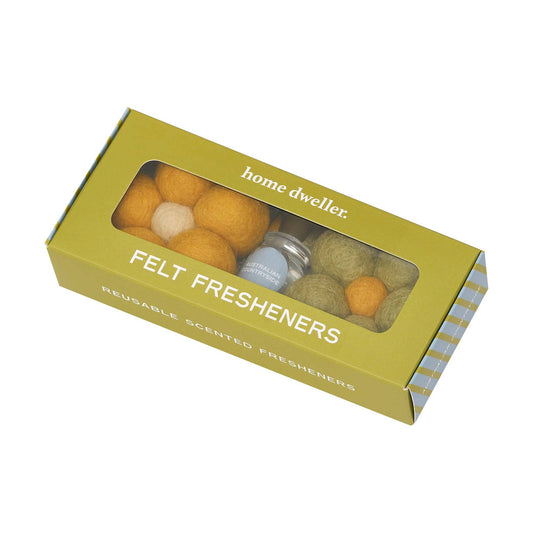 Felt Flower Fresheners in Australian Countryside