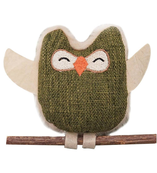 Ollie the Owl Catnip plus Silvervine stick
