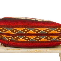 Quilotoa Red Pillow