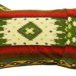 Quilotoa Green Native Pillow