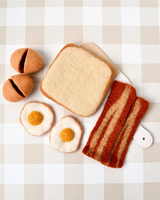 Bacon and Eggs Play Food Set