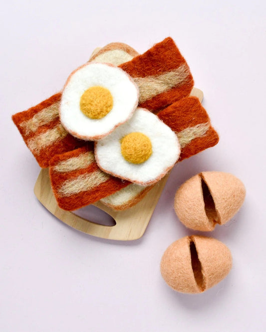 Bacon and Eggs Play Food Set