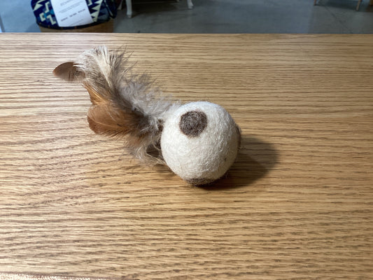 Feather Ball with Dots