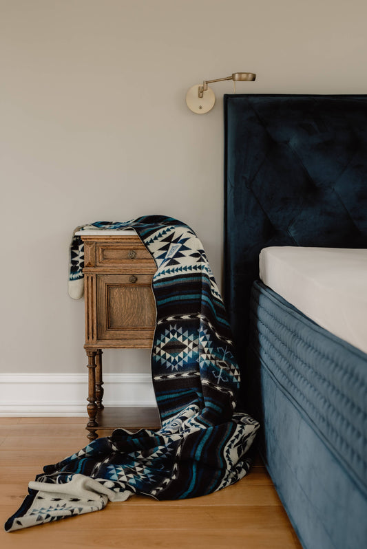 Cotopaxi Blue Alpaca Native Blanket