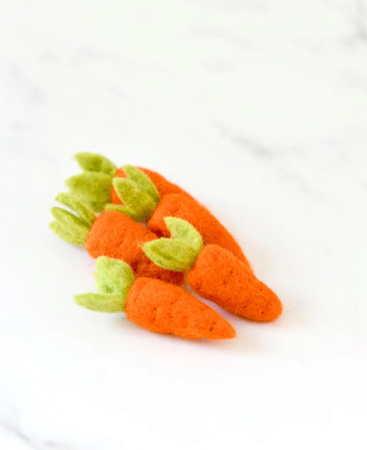 Small Handmade Felt Carrot