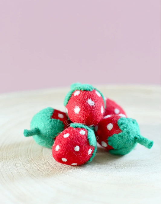 Felt Strawberry Toy