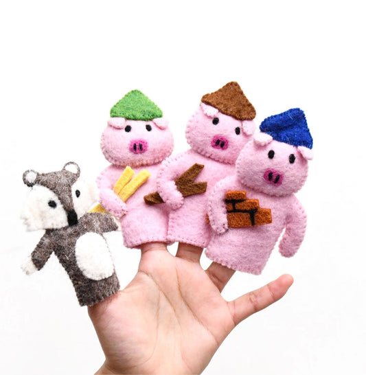 Finger Puppets Three Little Pigs