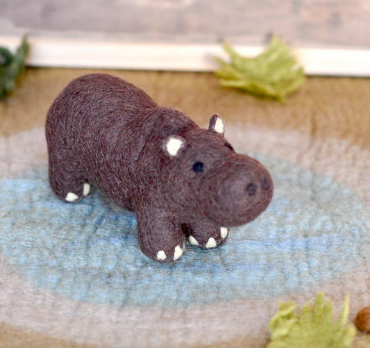 Felt Hippo Toy