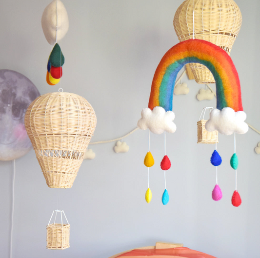 Felt Mobile Rainbow