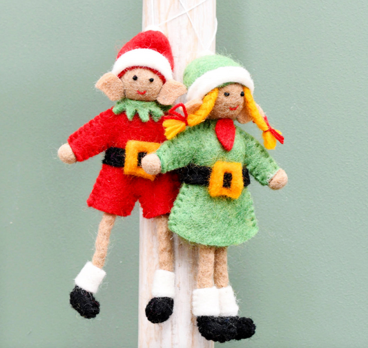 Christmas Elf Pair
