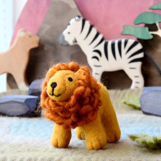 Felt Lion Toy
