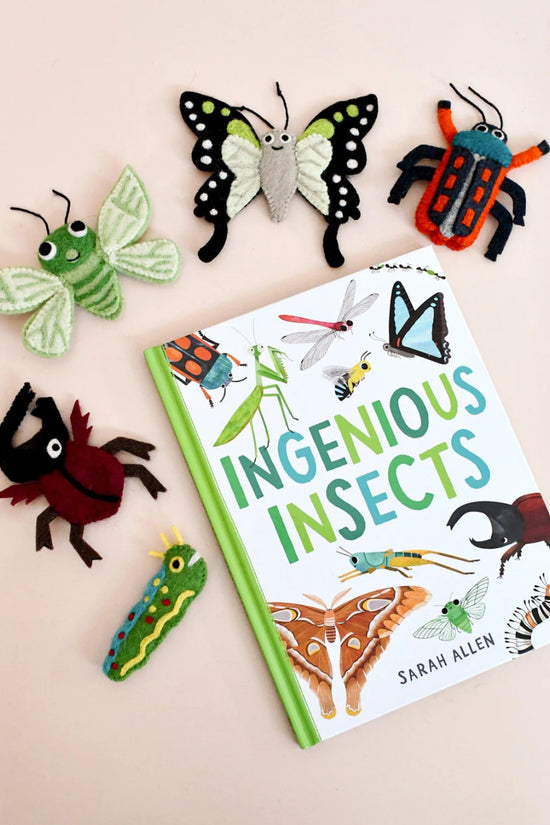 Ingenious Insects Book and Finger Puppet Set