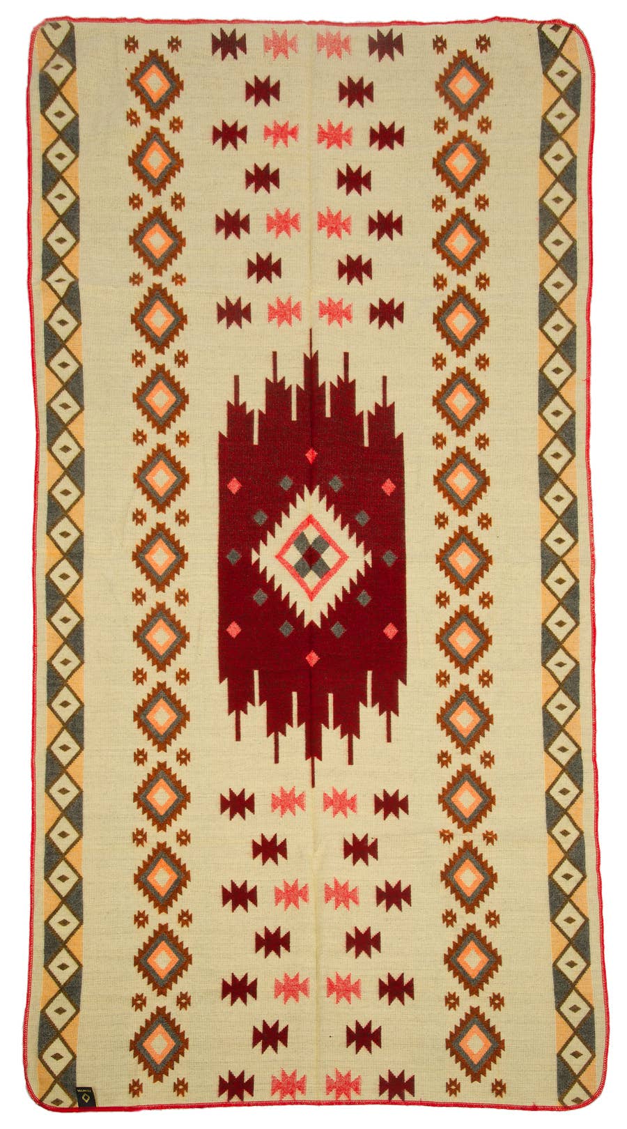 Mini Alpaca Blanket - Quilotoa Red - 110x185cm