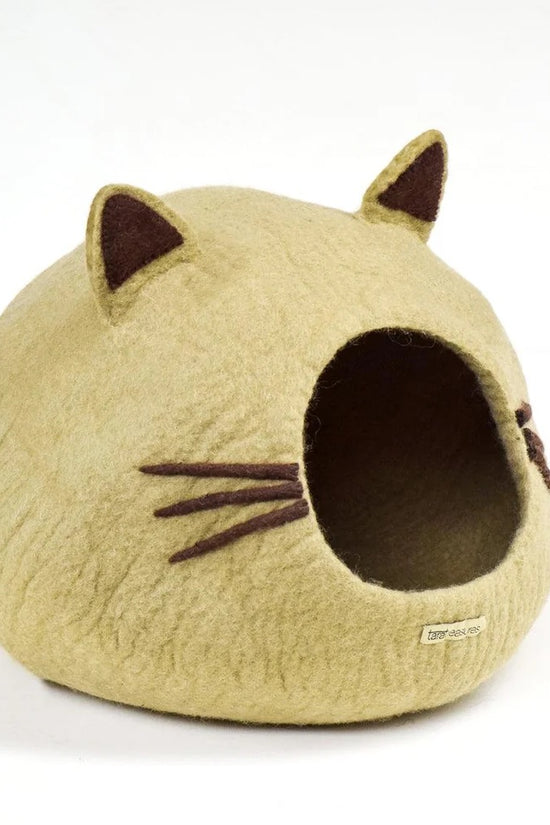 Cat Cave - Cat Head Light Brown