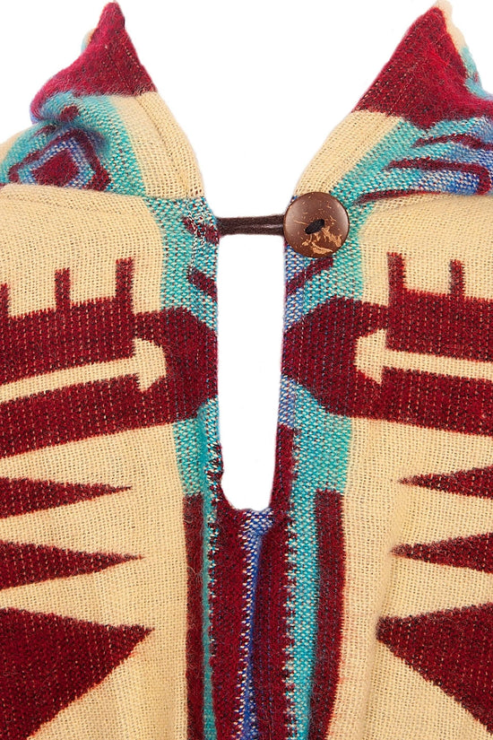 Alpaca Poncho Native Pattern | Quitu Red
