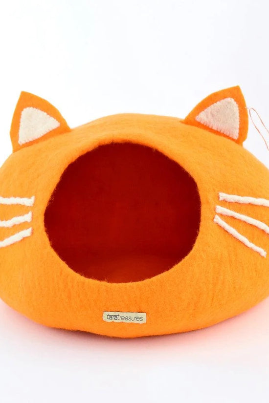 Cat Cave - Cat Head Orange