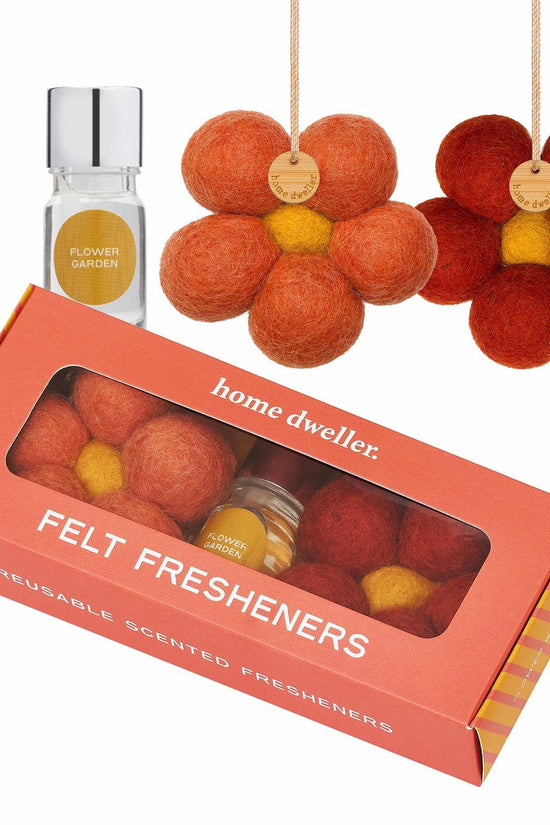Flower Garden Inspired Felt Fresheners