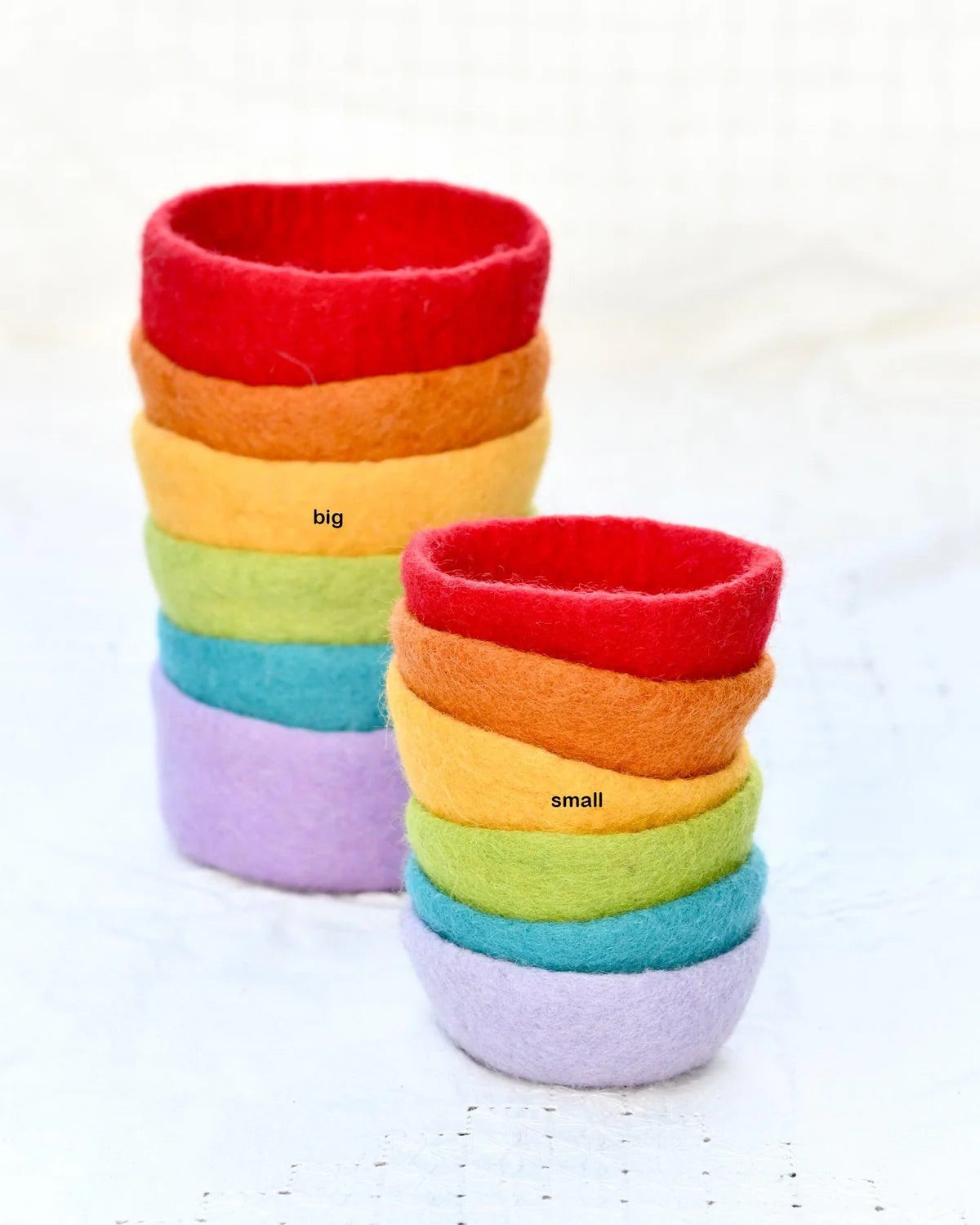 Bright Felt Bowls - Various Colours