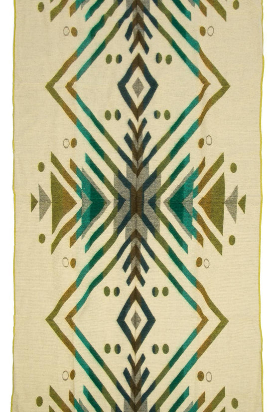 Felt Mini Alpaca Throw in Imbabura Green