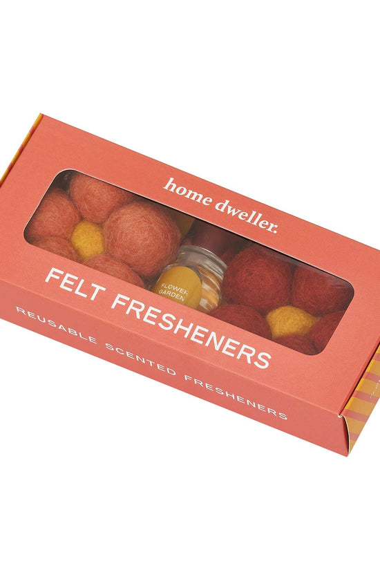 Felt Flower Fresheners with Flower Garden Theme