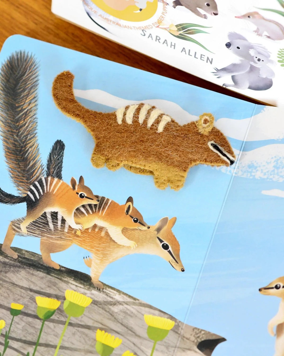 Jumping Joeys Book and Finger Puppet Set