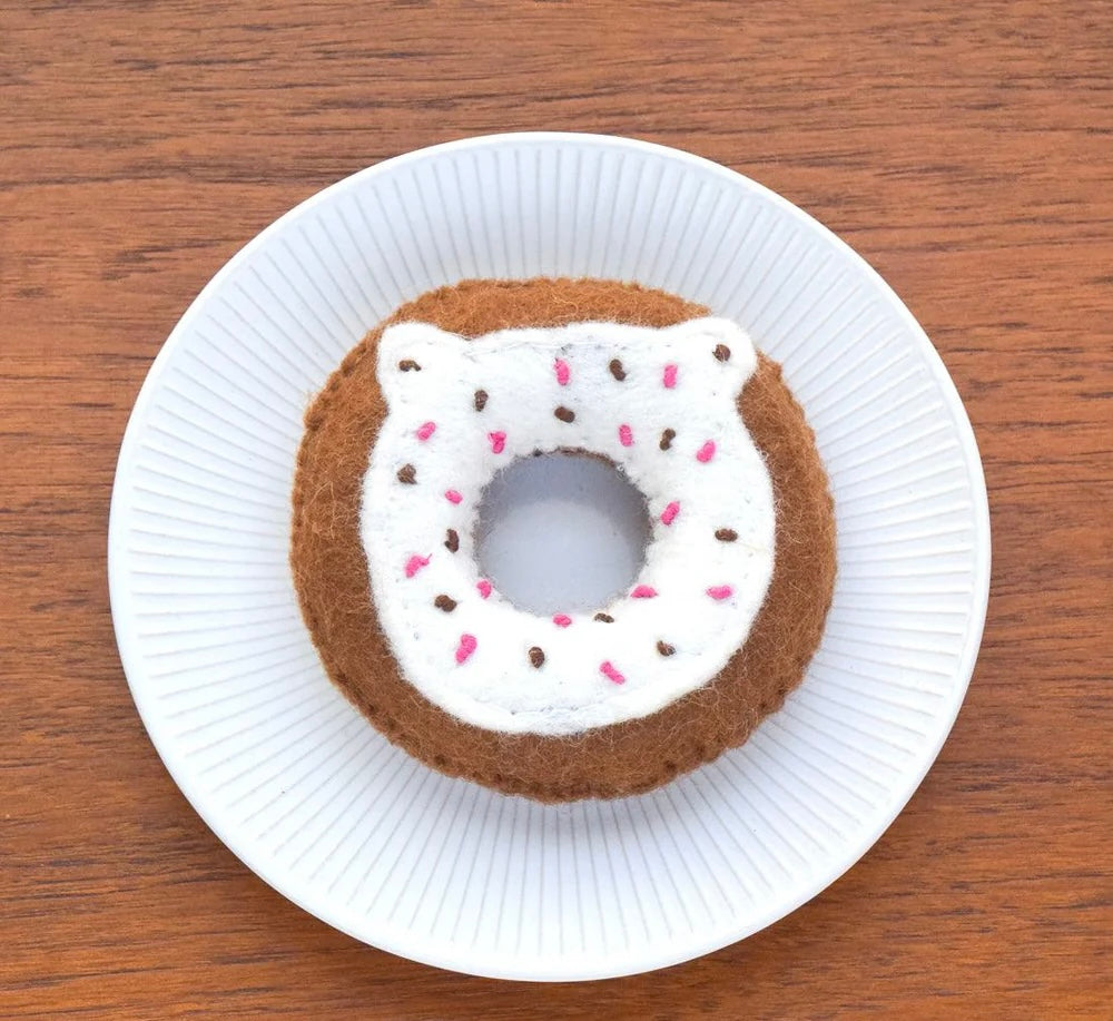 Donut with Catnip Pocket