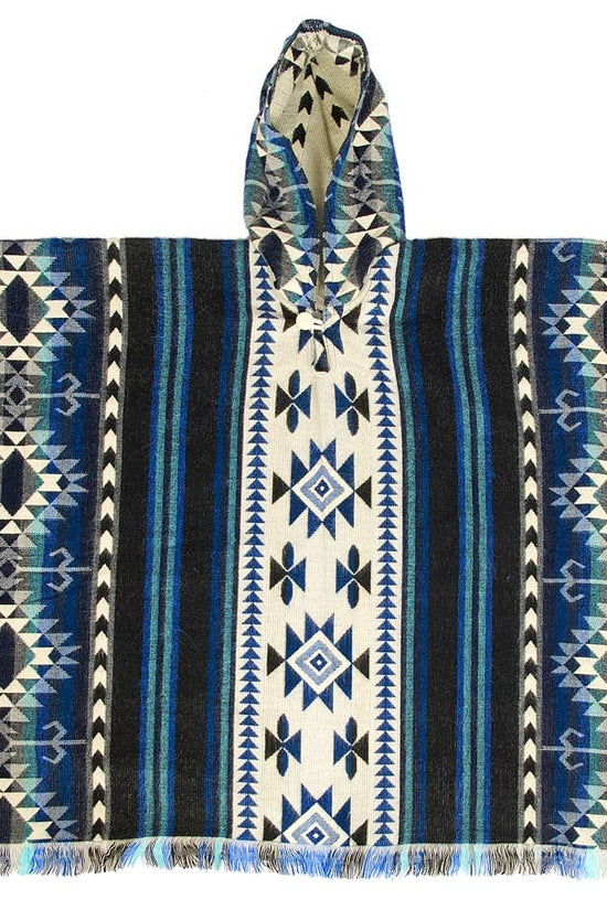 Poncho Shuar Blue