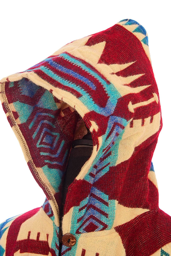 Alpaca Poncho Native Pattern | Quitu Red