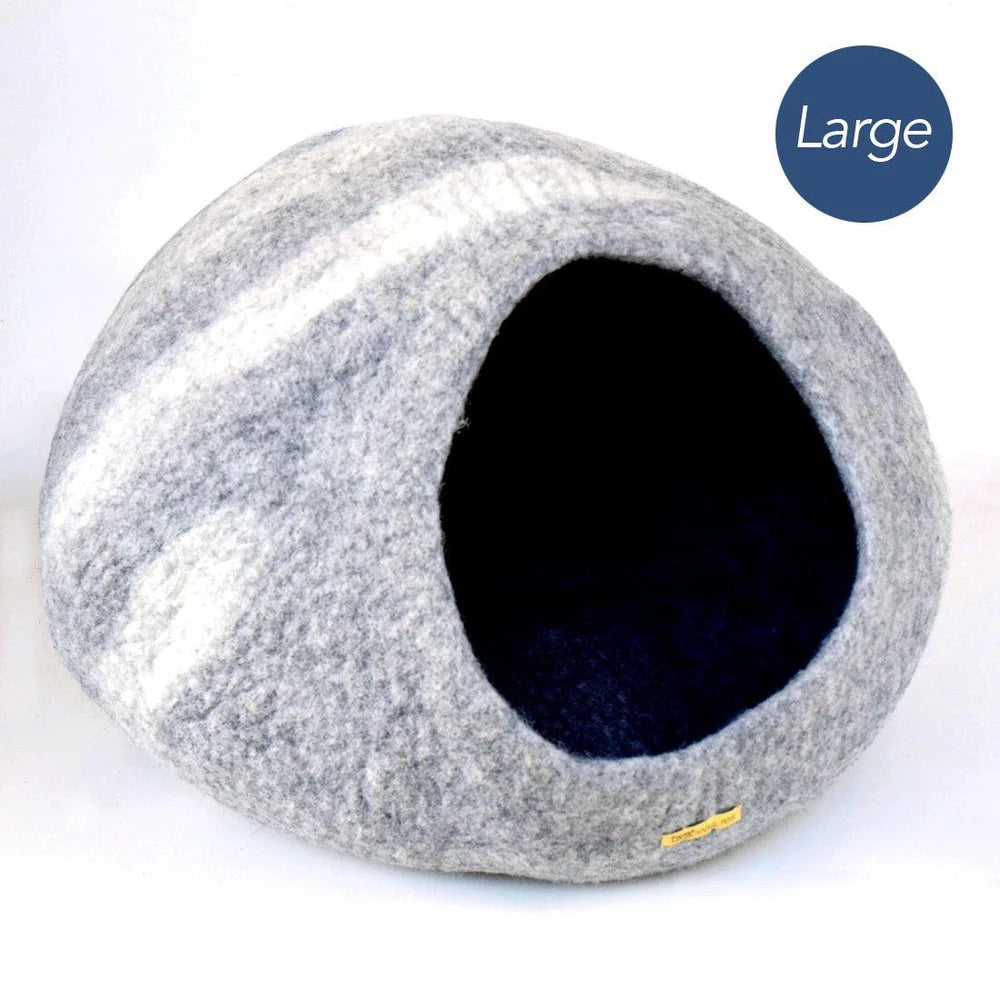 Cat Cave - Grey Stone (Large)