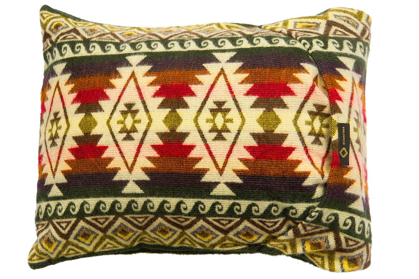 Alpaca Pillow with Insert - Cayambe Green - 40x60cm