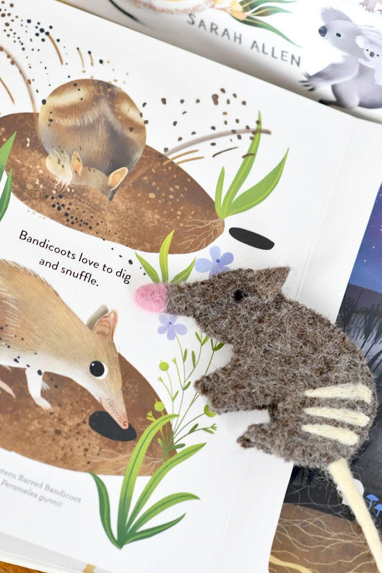 Jumping Joeys Book and Finger Puppet Set