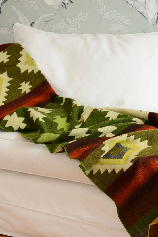 Mini Alpaca Blanket - Quilotoa Green - 110x185cm
