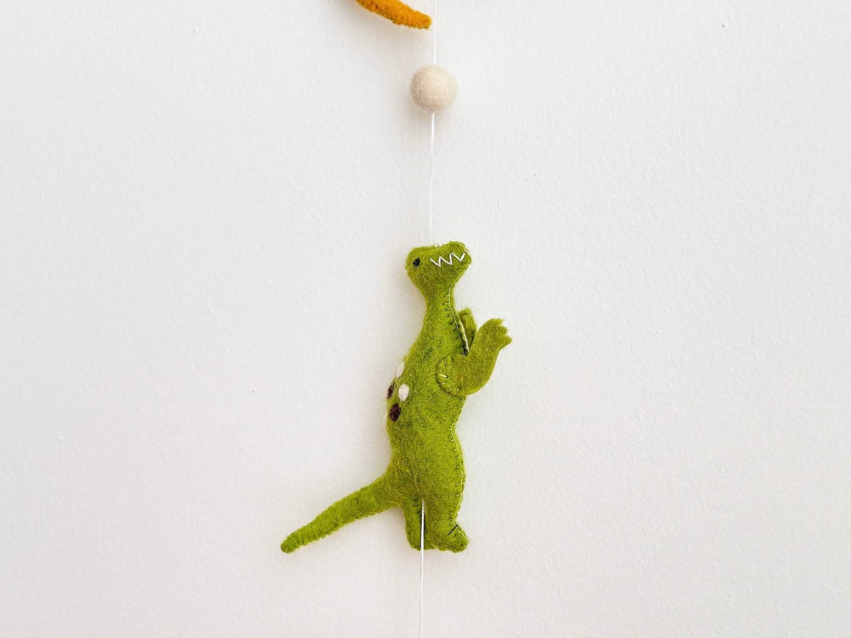Felt Garland - Jurassic Dinosaur: Vertical