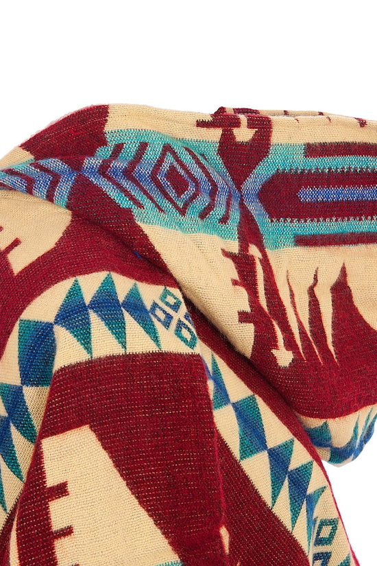 Alpaca Poncho Native Pattern | Quitu Red