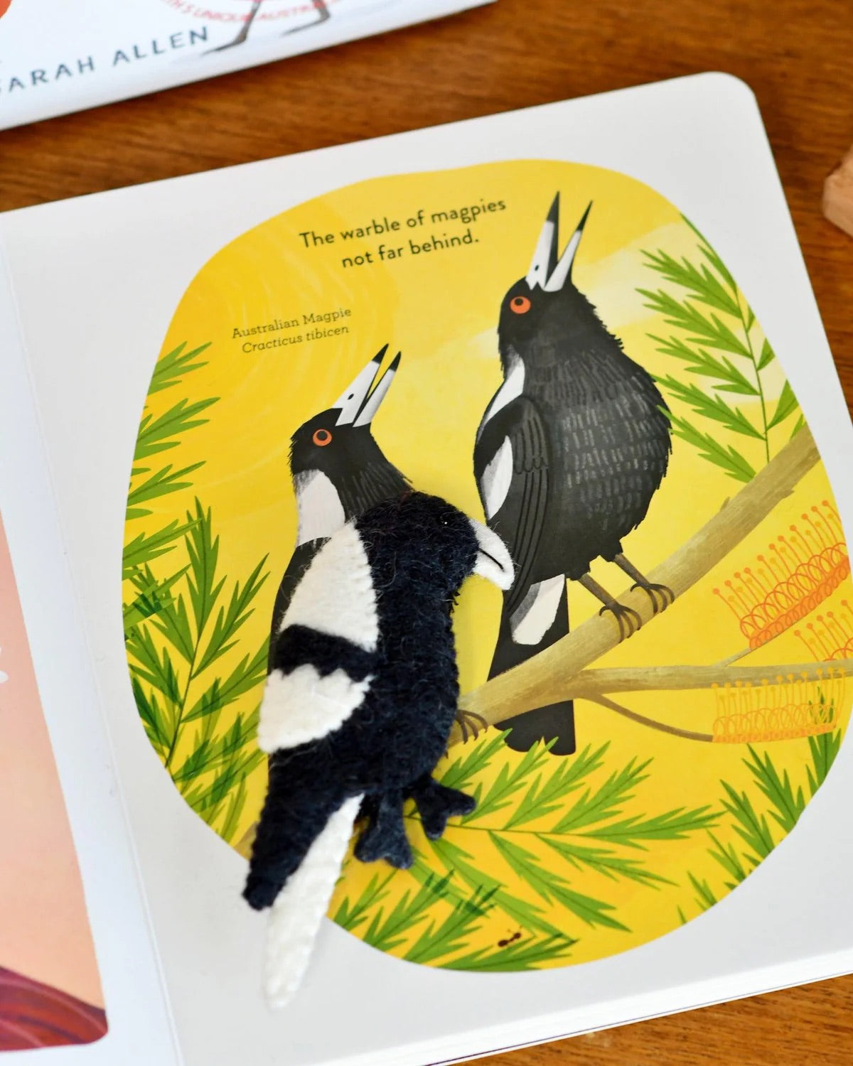 Busy Beaks Book and Finger Puppet Set