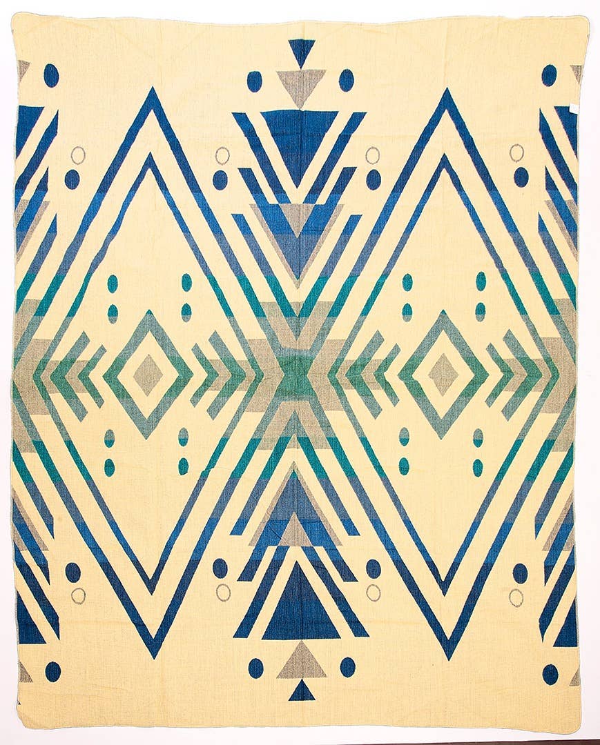 Alpaca Blanket - Imbabura Blue - 190x225cm