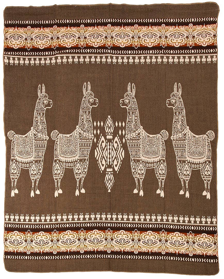 Alpaca Blanket - Alpaca Brown - 190x225cm