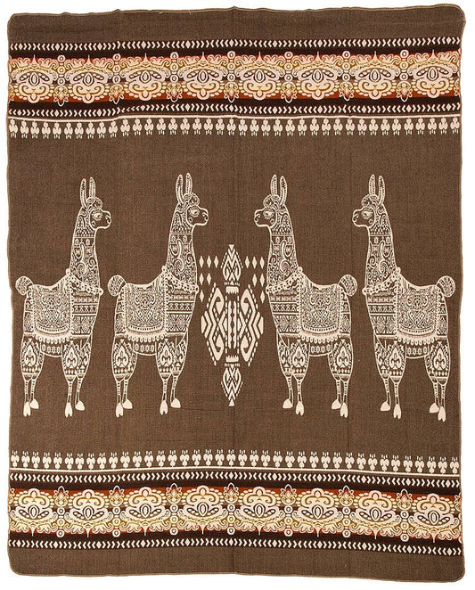 Alpaca Blanket - Alpaca Brown - 190x225cm