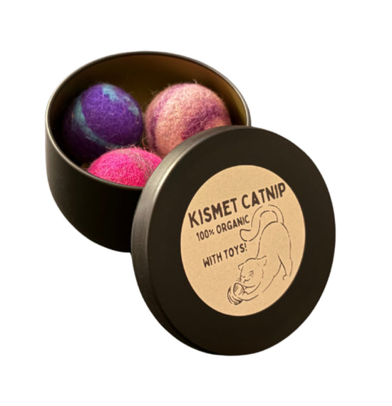 Organic Catnip with Swirly Balls