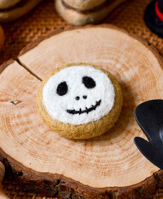 Felt White Halloween Cookie Toy