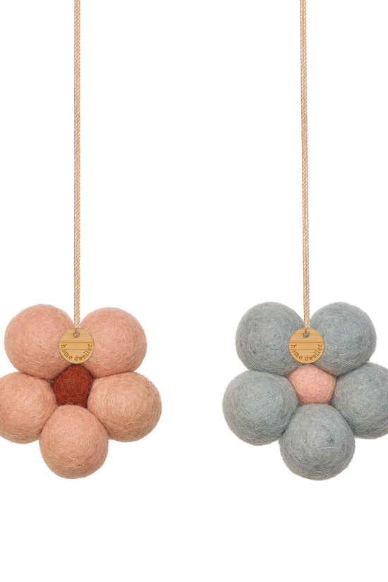 Felt Flower Fresheners Scent Blue Cypress and Jasmine