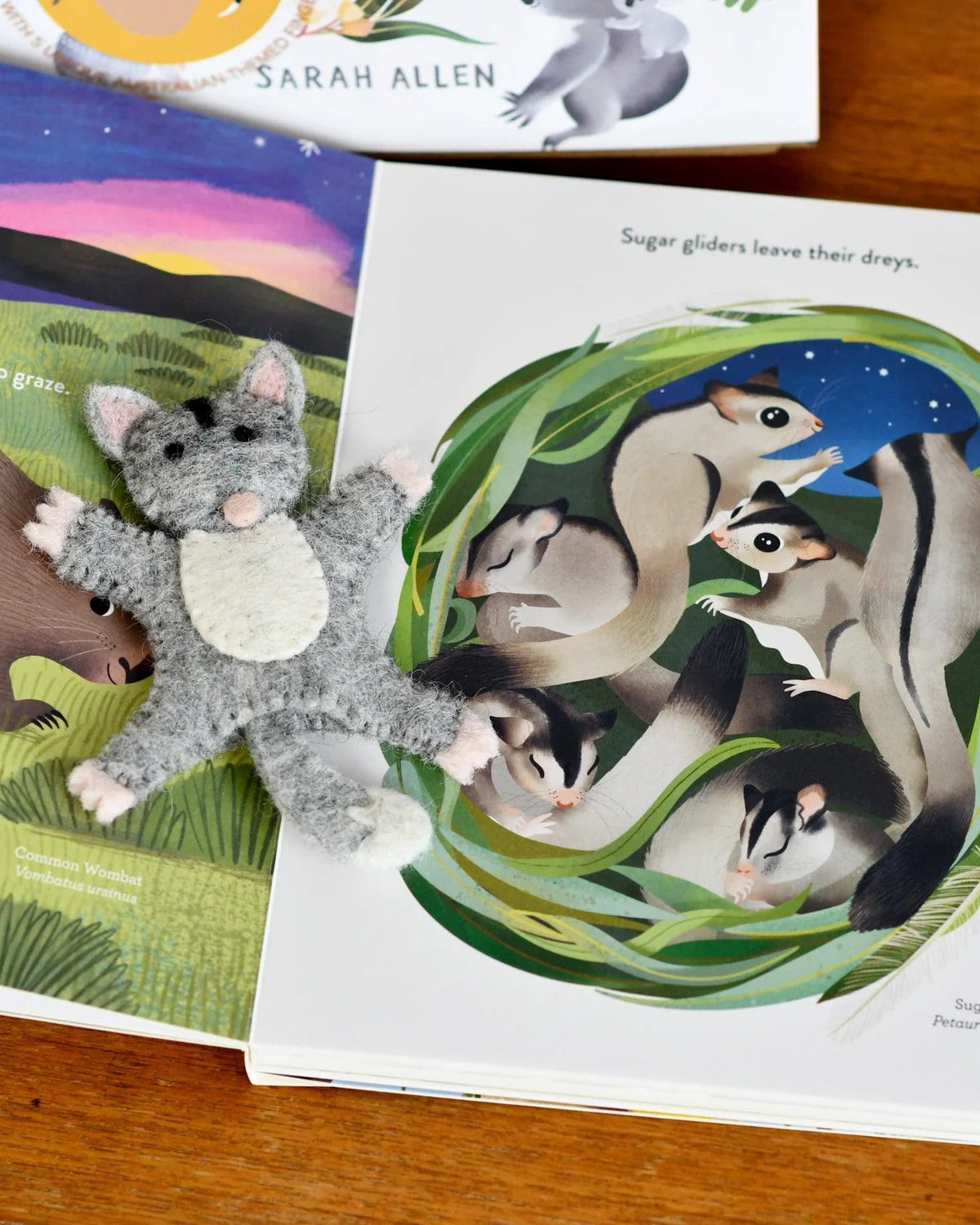 Jumping Joeys Book and Finger Puppet Set