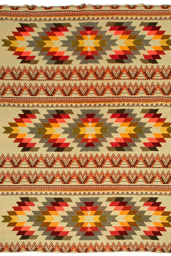 Native Alpaca Blanket in Antisana Orange
