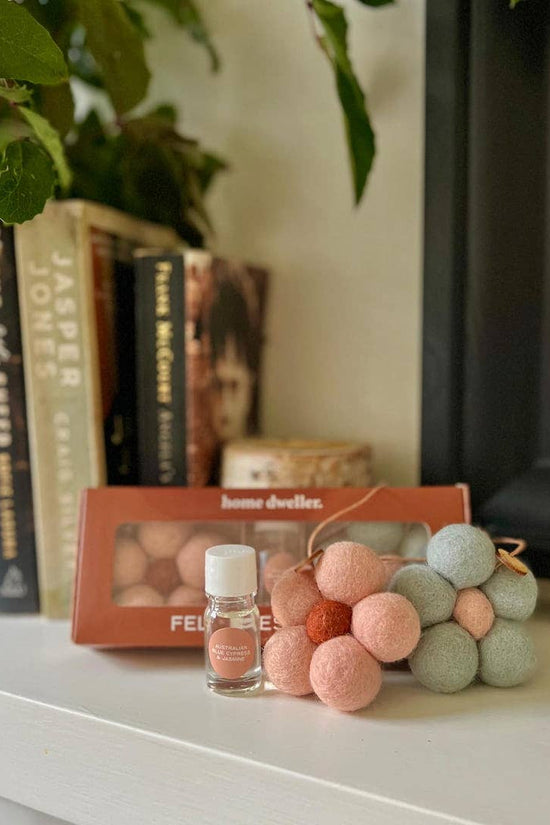 Blue Cypress Jasmine Felt Flower Fresheners