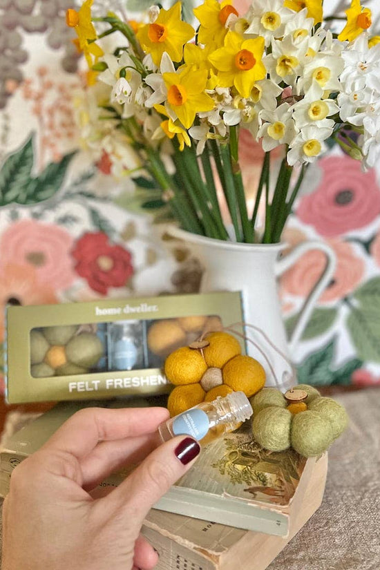 Felt Flower Fresheners Aroma Australian Countryside