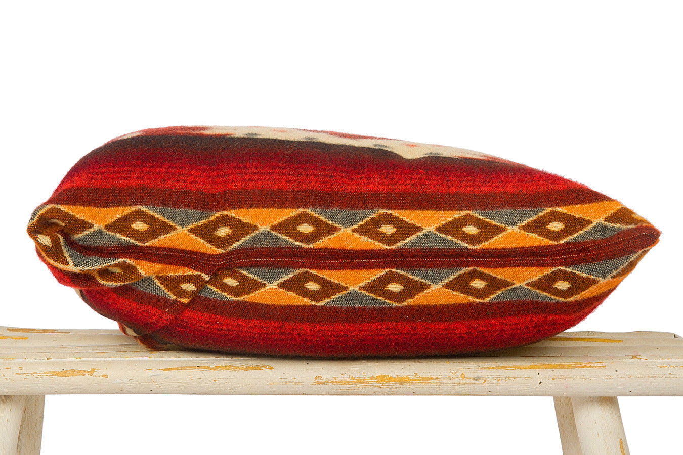 Alpaca Pillow COVER ONLY - Quilotoa  Red - 40x60cm