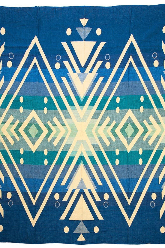 Alpaca Blanket - Imbabura Blue - 190x225cm