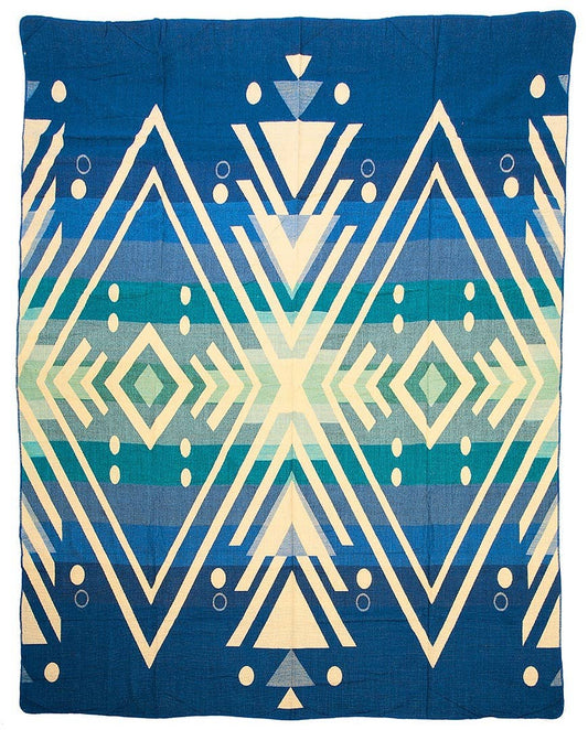 Alpaca Blanket - Imbabura Blue - 190x225cm