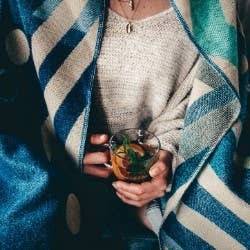 Alpaca Blanket - Imbabura Blue - 190x225cm
