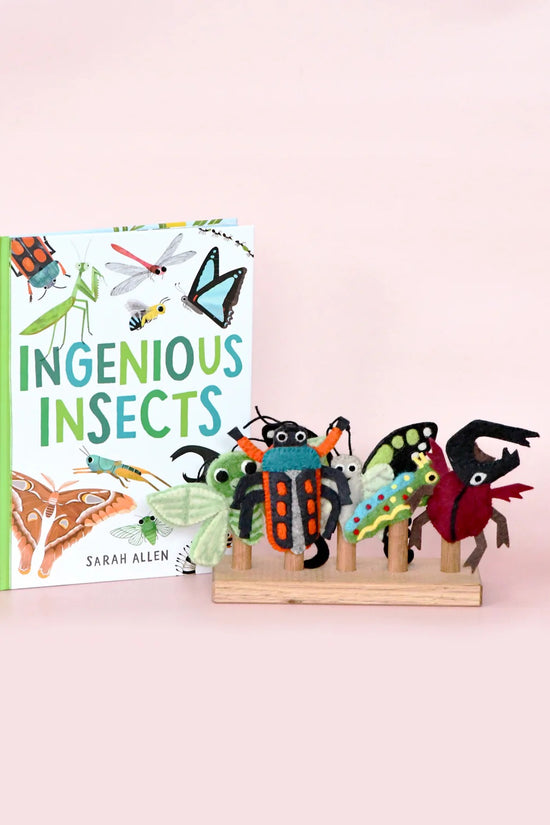 Ingenious Insects Book and Finger Puppet Set